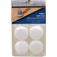 Guardian Walker Glide Walker Legs Caps, #G07904 - 2 Pairs/Pack